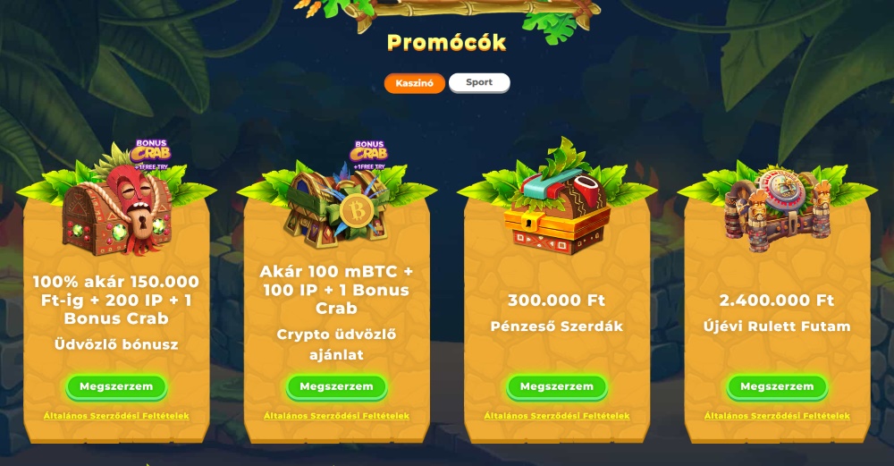 Wazamba casino bonuszok